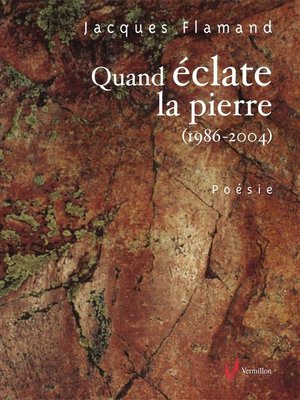 cover image of Quand éclate la pierre